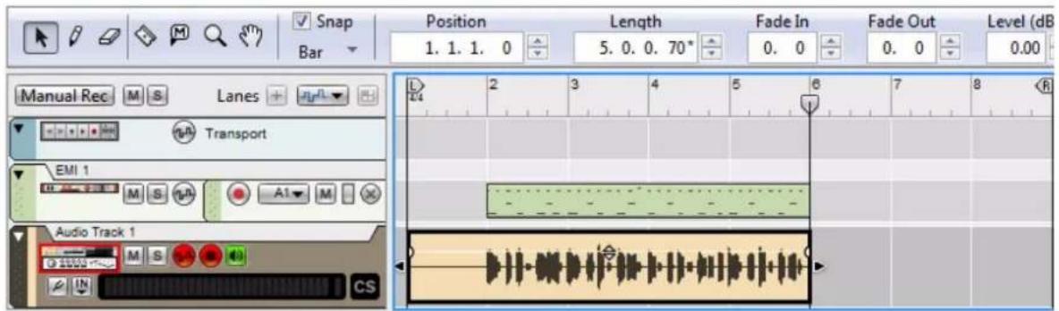 PROPELLERHEAD Reason 7.0 - Utilisation du mixeur ReGroove pour compenser la latence MIDI - 5