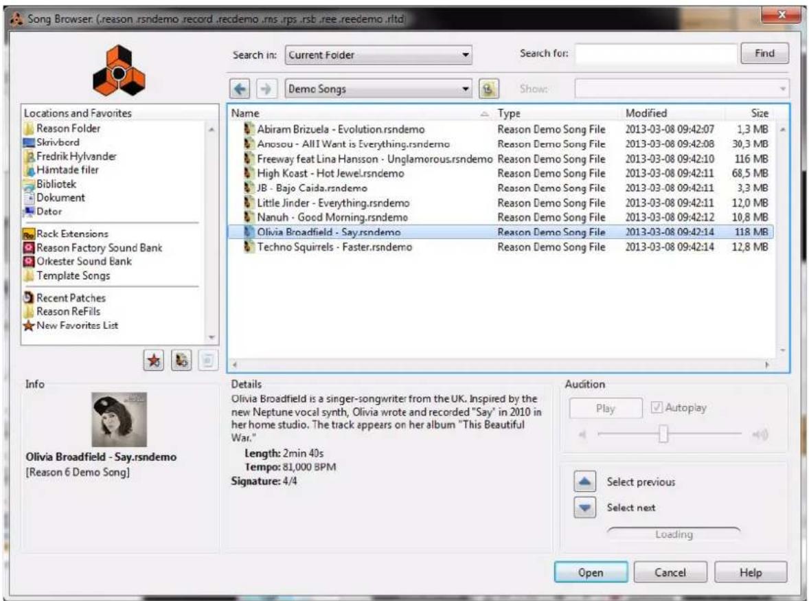 PROPELLERHEAD Reason 7.0 - Utilisation du navigateur - 1