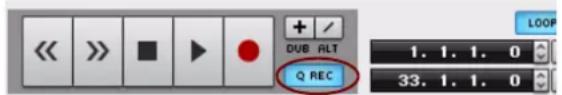 PROPELLERHEAD Reason 7.0 - À propos de « Quantifier durant l'enregistrement » - 1
