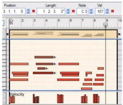 PROPELLERHEAD Reason 7.0 - Égalisation de notes - 1