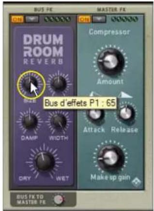 PROPELLERHEAD Reason 7.0 - Utiliser la modulation CV des paramètres Bus d'effets et Effet maître - 1