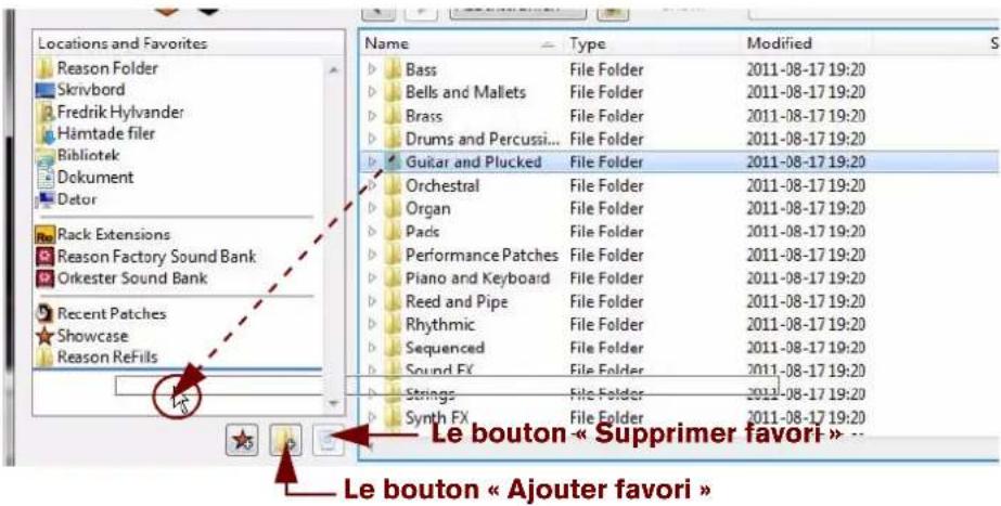 PROPELLERHEAD Reason 7.0 - Utilisation des Emplacements et favoris - 1