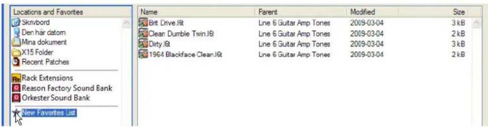 PROPELLERHEAD Reason 7.0 - Liste des favoris - 2