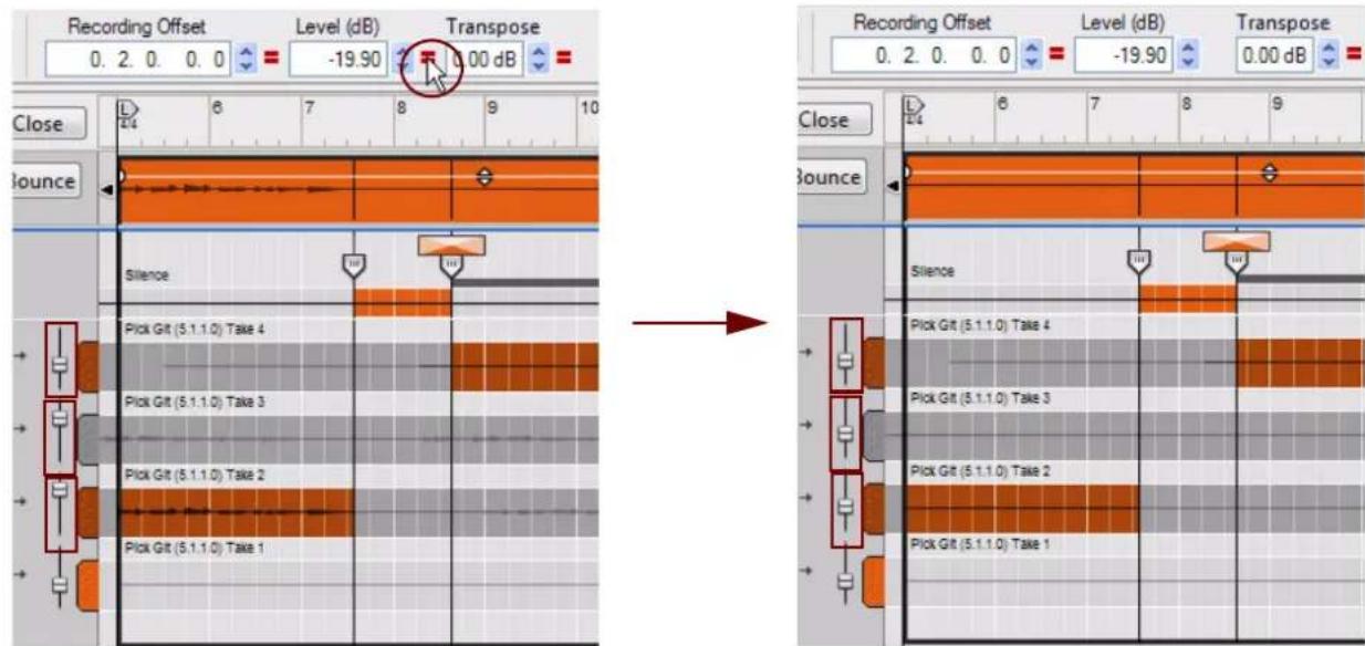 PROPELLERHEAD Reason 7.0 - Égalisation des niveaux de lignes de comp - 1