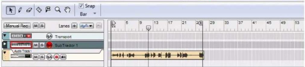 PROPELLERHEAD Reason 7.0 - Vocodage d'une piste audio existante - 3