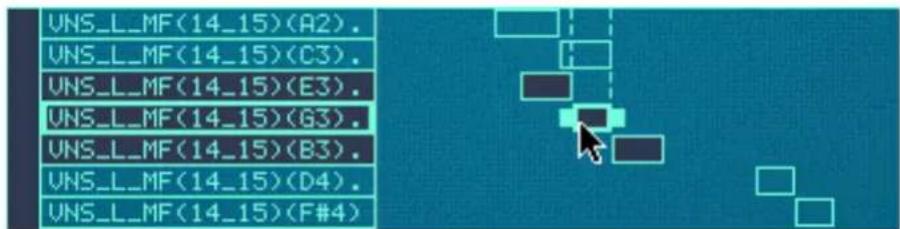 PROPELLERHEAD Reason 7.0 - Déplacer des zones en déplaçant les boîtes de zone - 1