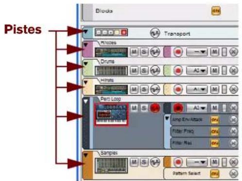 PROPELLERHEAD Reason 7.0 - Aperçu des pistes - 1