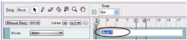 PROPELLERHEAD Reason 7.0 - Attribution d'un nouveau nom aux blocs - 1