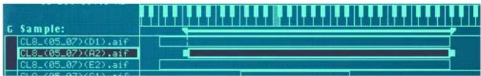 PROPELLERHEAD Reason 7.0 - En déplaçant les poignées de limites de zone dans la barre de l'onglet - 2