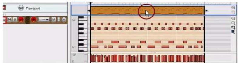 PROPELLERHEAD Reason 7.0 - Exemple d'extraction de notes vers des bandes - 1