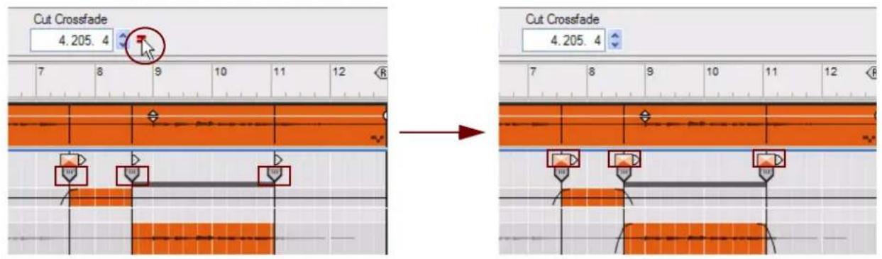 PROPELLERHEAD Reason 7.0 - Égalisation des fondus enchaînés de coupe - 1