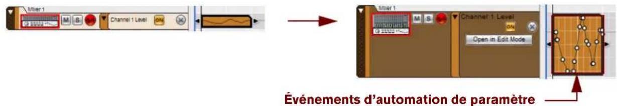 PROPELLERHEAD Reason 7.0 - Édition de l'automation de paramètres en mode Morceau/Bloc - 1