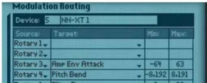 PROPELLERHEAD Reason 7.0 - Affectation des paramètres à un contrôleur - 3