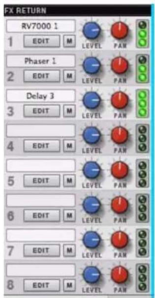 PROPELLERHEAD Reason 7.0 - Section Retours d'effets - 1