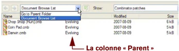 PROPELLERHEAD Reason 7.0 - À propos des listes hiérarchiques et à plat - 1