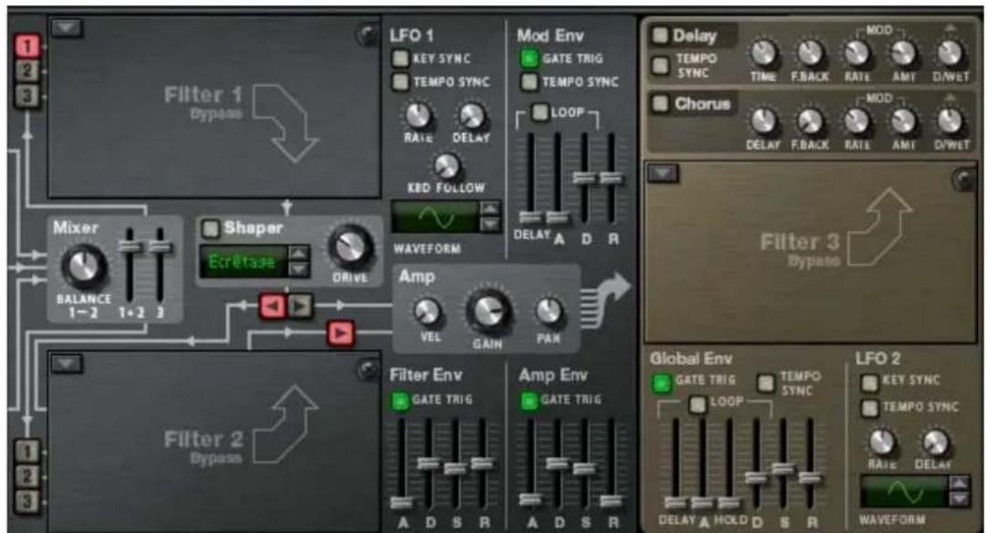 PROPELLERHEAD Reason 7.0 - Emplacements de filtre - 1