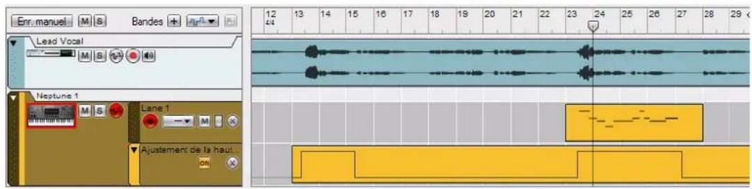PROPELLERHEAD Reason 7.0 - Utilisation de l'automation pour corriger temporairement le pitch - 1