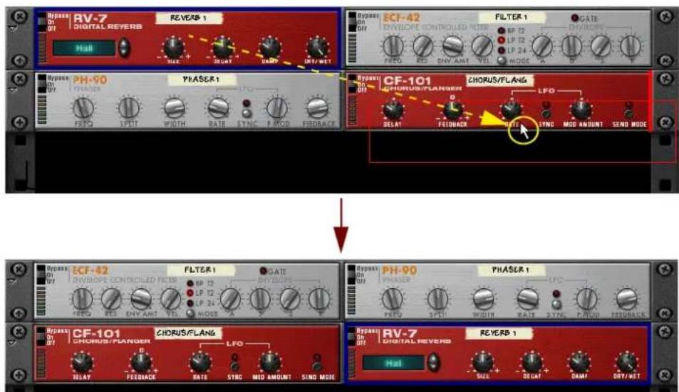 PROPELLERHEAD Reason 7.0 - Réorganisation des modules - 2