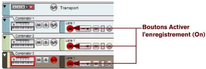 PROPELLERHEAD Reason 7.0 - Activation de l'enregistrement de plusieurs pistes instrumentales - 1