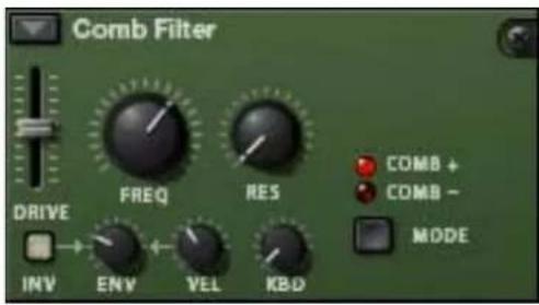 PROPELLERHEAD Reason 7.0 - Filtre Peigne - 1