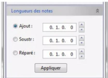 PROPELLERHEAD Reason 7.0 - Redimensionnement de notes avec la fonction « Longueurs des notes » - 1