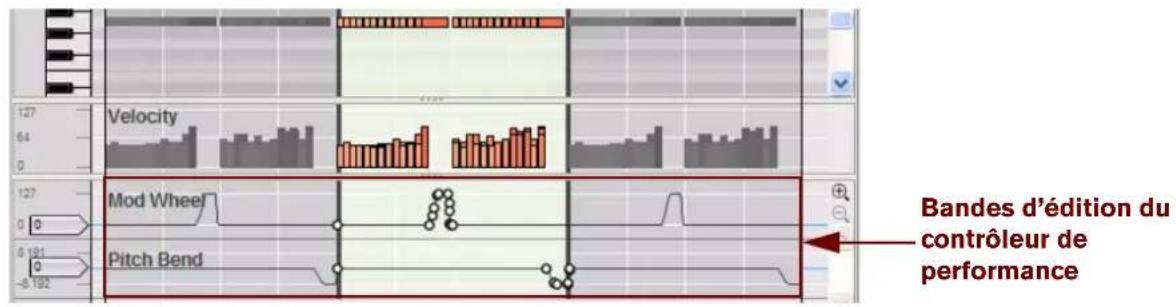 PROPELLERHEAD Reason 7.0 - ! Lorsque vous arrêtez d'enregistrer, vous devez cliquer une deuxième fois sur Stop, ou sur le bouton « Écrasement de l'automation » situé au-dessus des vu-mètres de l'audio sur le panneau de transport pour que les bordures d'automation vertes apparaissent sur le panneau du module. - 2