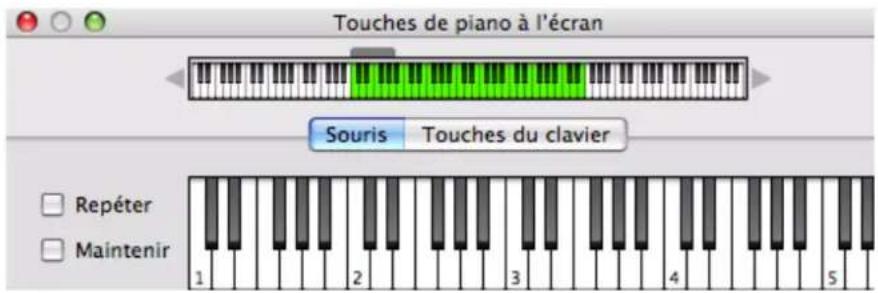 PROPELLERHEAD Reason 7.0 - La fenêtre Touches de piano à l'écran - 1