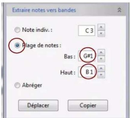 PROPELLERHEAD Reason 7.0 - Exemple d'extraction de notes vers des bandes - 2