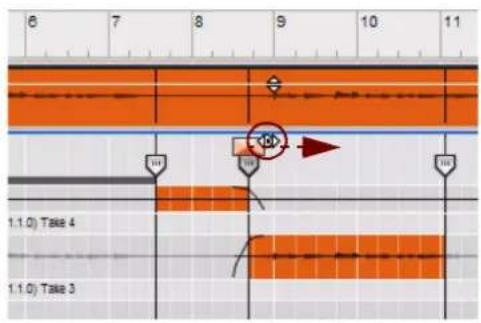 PROPELLERHEAD Reason 7.0 - Affectez l'enregistrement au dernier segment du clip. - 3