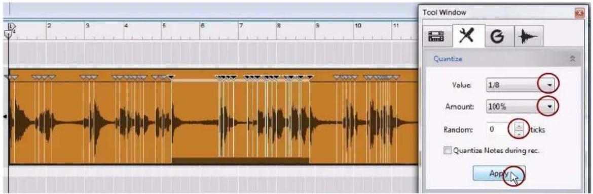 PROPELLERHEAD Reason 7.0 - Quantification de l'audio - 2