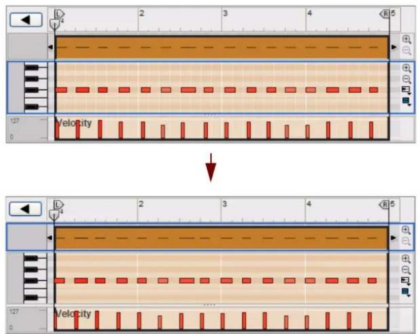 PROPELLERHEAD Reason Essentials 2.0 - Cliquez sur le bouton « Appliquer » de la quantification. - 1