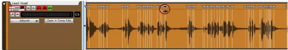 PROPELLERHEAD Reason Essentials 2.0 - Sélection des slices et des marqueurs de slice - 1
