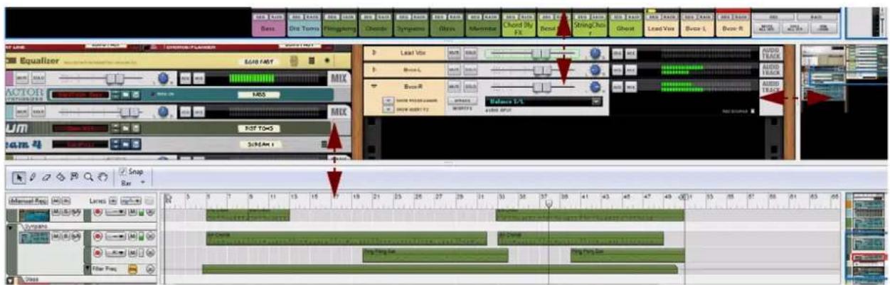 PROPELLERHEAD Reason Essentials 2.0 - Redimensionner et découpler le rack - 1