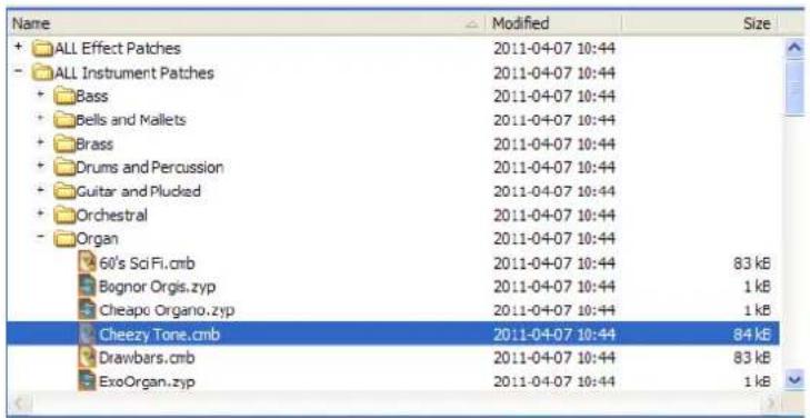 PROPELLERHEAD Reason Essentials 2.0 - Liste des fichiers et des dossiers - 1