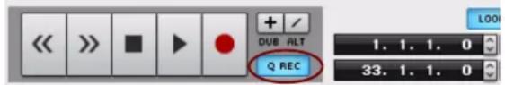 PROPELLERHEAD Reason Essentials 2.0 - À propos de « Quantifier durant l'enregistrement » - 1