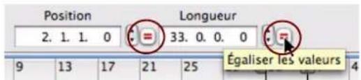 PROPELLERHEAD Reason Essentials 2.0 - À propos de la fonction « Égaliser les valeurs » - 1