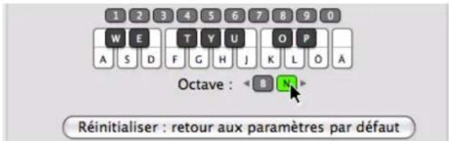 PROPELLERHEAD Reason Essentials 2.0 - Préférences - Clavier - 2