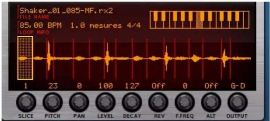 PROPELLERHEAD Reason Essentials 2.0 - Manipulation des slices - 1