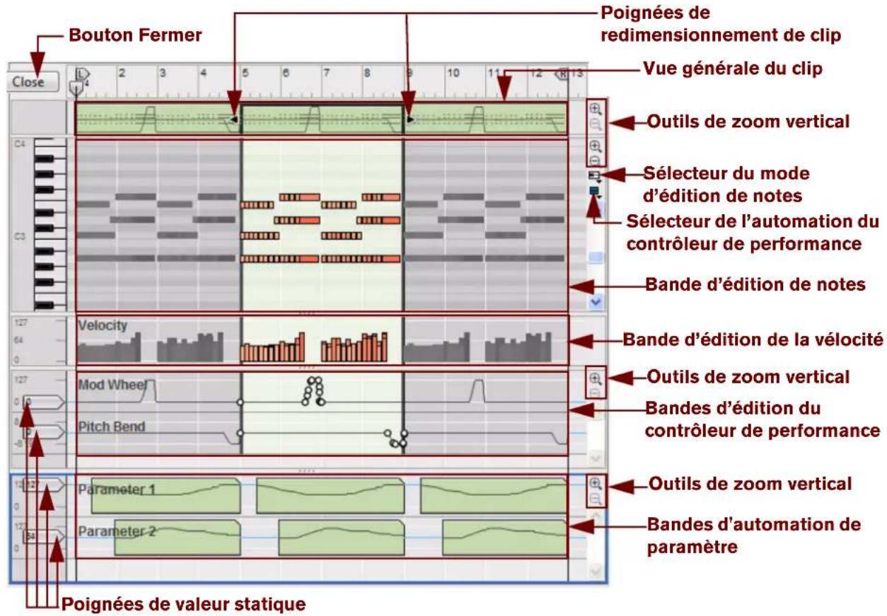 PROPELLERHEAD Reason Essentials 2.0 - Éléments du mode Édition - 1
