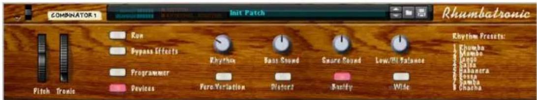 PROPELLERHEAD Reason Essentials 2.0 - Sélectionner l'apparence du panneau de contrôle... - 1