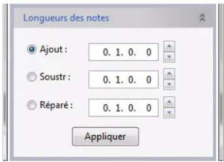 PROPELLERHEAD Reason Essentials 2.0 - Redimensionnement de notes avec la fonction « Longueurs des notes » - 1