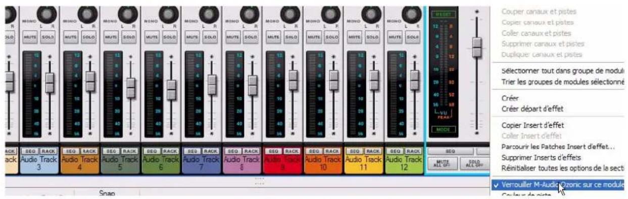PROPELLERHEAD Reason Essentials 2.0 - → Sélectionnez le module de la section maîtresse dans le rack ou la bande Section maîtresse dans le mixeur principal. - 1