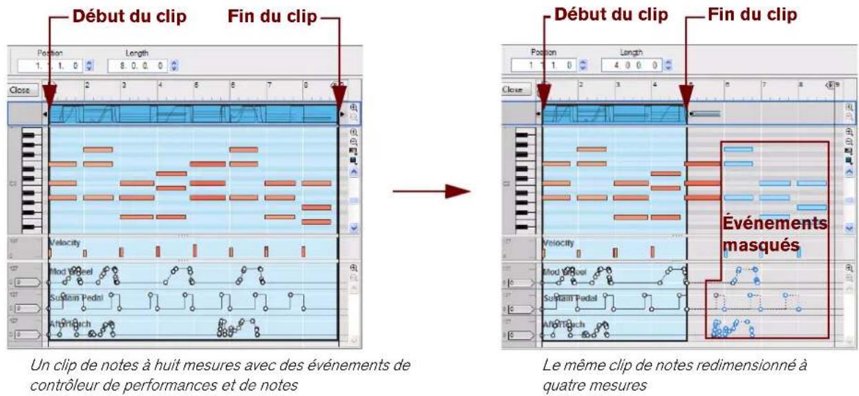 PROPELLERHEAD Reason Essentials 2.0 - Événements masqués dans les clips d'automation de paramètre et de notes - 1