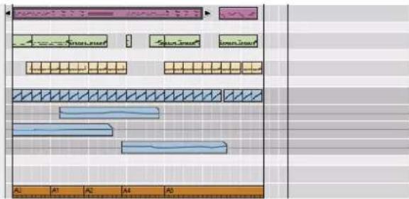 PROPELLERHEAD Reason Essentials 2.0 - Aperçu du panneau Édition/Arrangement - 1