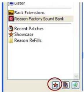 PROPELLERHEAD Reason Essentials 2.0 - Liste des favoris - 1