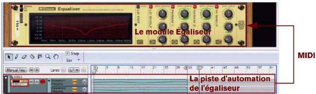 PROPELLERHEAD Reason Essentials 2.0 - Relations entre les pistes d'automation (non instrumentales) - 2