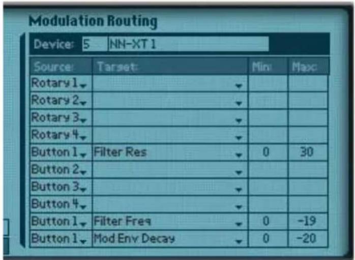 PROPELLERHEAD Reason Essentials 2.0 - Affectation des paramètres à un contrôleur - 1