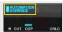 PROPELLERHEAD Reason Essentials 2.0 - ! Lorsque vous arrêtez d'enregistrer, vous devez cliquer une deuxième fois sur Stop, ou sur le bouton « Écrasement de l'automation » situé au-dessus des vu-mètres de l'audio sur le panneau de transport pour que les bordures d'automation vertes apparaissent sur le panneau du module. - 1