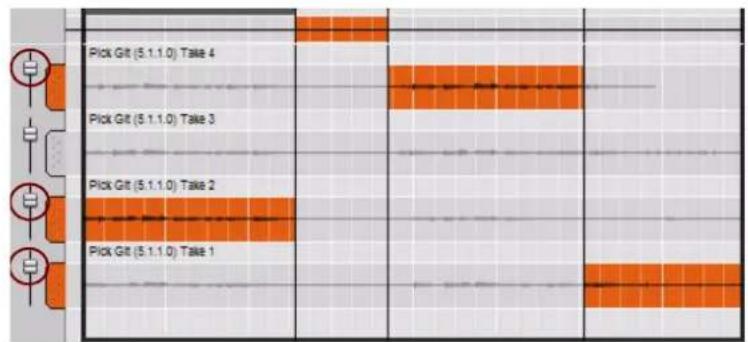 PROPELLERHEAD Reason Essentials 2.0 - Affectez l'enregistrement au dernier segment du clip. - 4