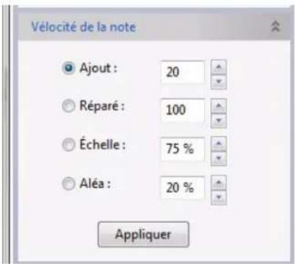 PROPELLERHEAD Reason Essentials 2.0 - Édition de la vélocité des notes avec la fonction « Vélocité de la note » - 1